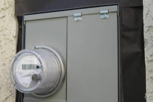 Painting Stucco Electrical Panel Texture - Painting
