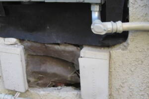 Painting Stucco Electrical Panel Texture - Painting