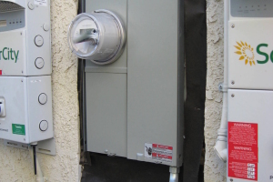 Painting Stucco Electrical Panel Texture - Painting