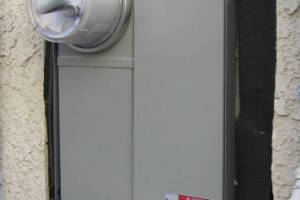 Painting Stucco Electrical Panel Texture - Painting