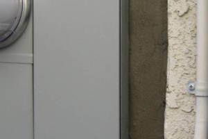 Painting Stucco Electrical Panel Texture - Painting