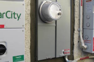 Painting Stucco Electrical Panel Texture - Painting