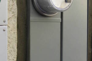 Painting Stucco Electrical Panel Texture - Painting