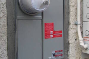 Painting Stucco Electrical Panel Texture - Painting