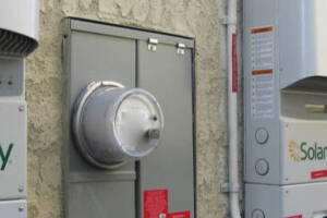 Painting Stucco Electrical Panel Texture - Painting