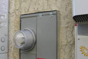 Painting Stucco Electrical Panel Texture - Painting