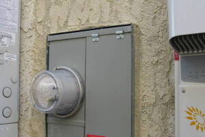 Painting Stucco Electrical Panel Texture - Painting