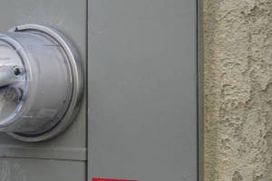Painting Stucco Electrical Panel Texture - Painting