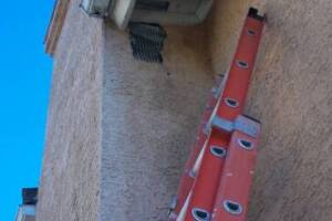 Painting Stucco Hole Patch Texture - Painting
