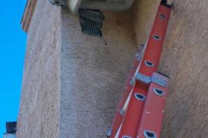 Painting Stucco Hole Patch Texture - Painting