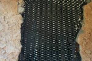 Painting Stucco Hole Patch Texture - Painting
