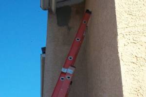 Painting Stucco Hole Patch Texture - Painting