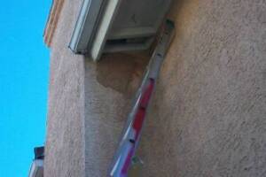 Painting Stucco Hole Patch Texture - Painting