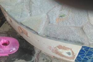 Painting Stucco Home Patching Repairs - Painting
