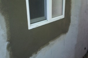 Painting Stucco Window Replace Patch - Painting