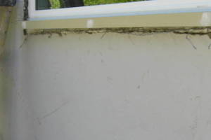 Painting Stucco Window Wall Cracks - Painting