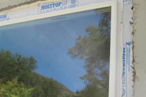 Painting Stucco Window Wall Cracks - Painting