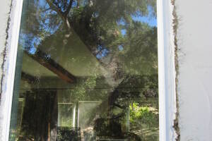 Painting Stucco Window Wall Cracks - Painting