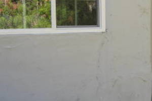 Painting Stucco Window Wall Cracks - Painting