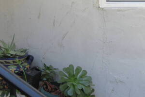 Painting Stucco Window Wall Cracks - Painting