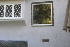 Painting Stucco Window Wall Cracks - Painting