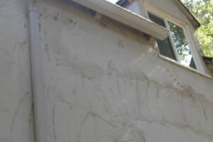 Painting Stucco Window Wall Cracks - Painting