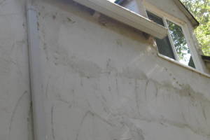 Painting Stucco Window Wall Cracks - Painting