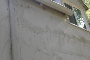 Painting Stucco Window Wall Cracks - Painting
