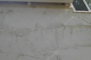 Painting Stucco Window Wall Cracks - Painting