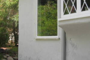 Painting Stucco Window Wall Cracks - Painting
