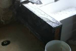 Plumbing Tub Shower Dryrot Bath Remodel - Plumbing