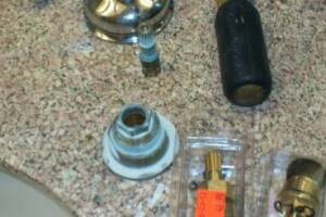 Plumbing Faucet Leaking Parts Replaced - Plumbing