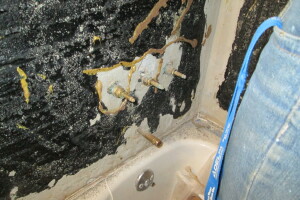 Plumbing Tub Shower Damage Remodel - Plumbing