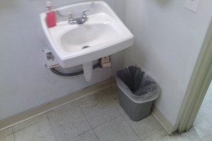 Plumbing Sink Office Restroom Unclogged - Plumbing