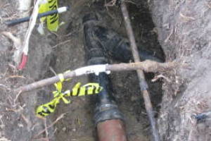 Plumbing Toilet Main Sewer Line Repair - Plumbing