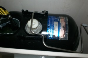 Plumbing Toilet Pressure Assist Replace - Plumbing