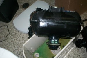 Plumbing Toilet Pressure Assist Replace - Plumbing