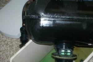 Plumbing Toilet Pressure Assist Replace - Plumbing