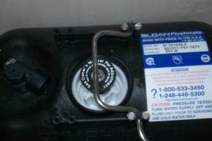 Plumbing Toilet Pressure Assist Replace - Plumbing