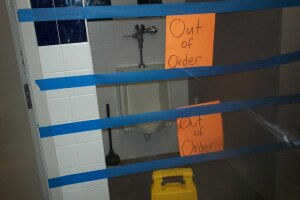 Plumbing Urinal Clogged Maintenance Retail - Plumbing