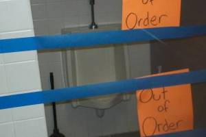 Plumbing Urinal Clogged Maintenance Retail - Plumbing