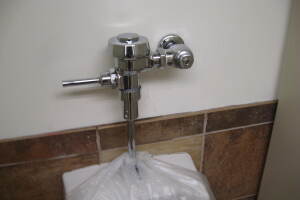 Plumbing Urinal Leaking Flush Valve - Plumbing