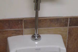 Plumbing Urinal Leaking Flush Valve - Plumbing