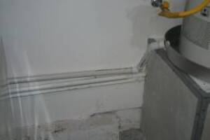 Plumbing Water Heater Replaced Drywall - Plumbing