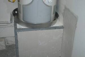 Plumbing Water Heater Replaced Drywall - Plumbing