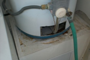 Plumbing Water Heater Replaced Drywall - Plumbing