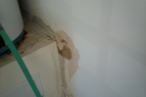 Plumbing Water Heater Replaced Drywall - Plumbing