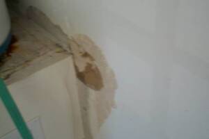 Plumbing Water Heater Replaced Drywall - Plumbing
