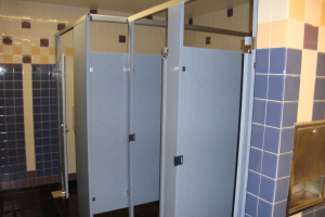 Remodel Bathroom Restroom Partitions Replaced - Remodeling