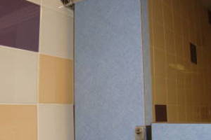 Remodel Bathroom Restroom Partitions Replaced - Remodeling